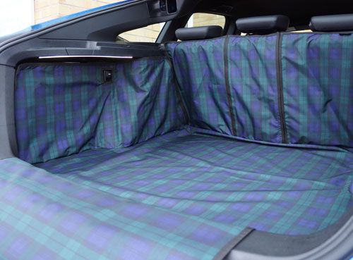 Bluey Purple and Green Checked Boot Liner