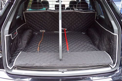 Audi Q7 Fully Tailored Boot Liner - folded away