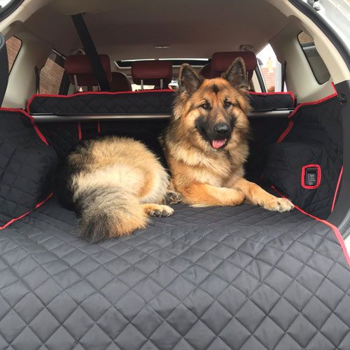 Mack the German Shepard - Outlander PHEV Boot Liner