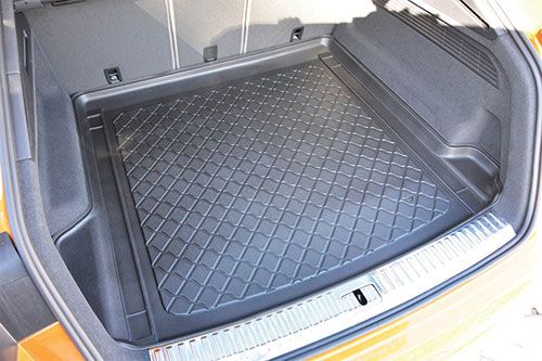 Audi Q8 (2018 - Present) Boot Liner Tray in Use